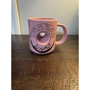 Voodoo Doughnut Donut Pink Hole Ceramic Coffee Mug